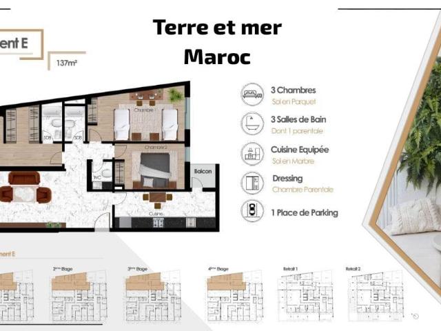 Appartement vente à Tangero, Tanger-Tétouan