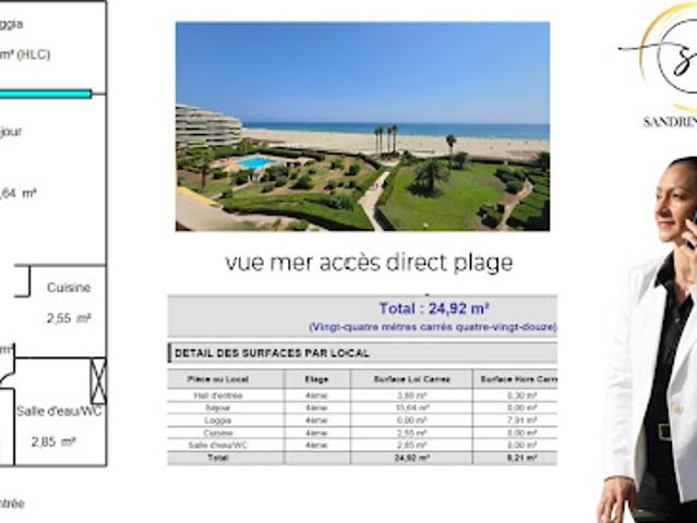Appartement vente à Perpignan, Canet-en-roussillon