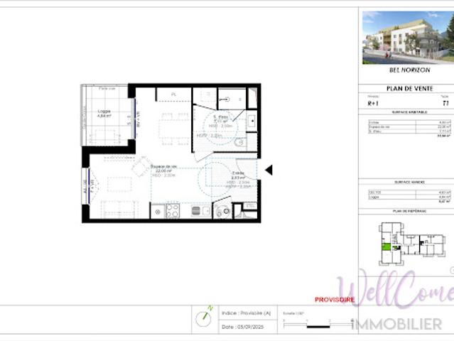 Appartement vente à Pré la Tienne, Challes-les-Eaux