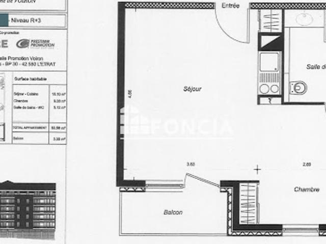 Appartement vente à Grenoble, Voiron