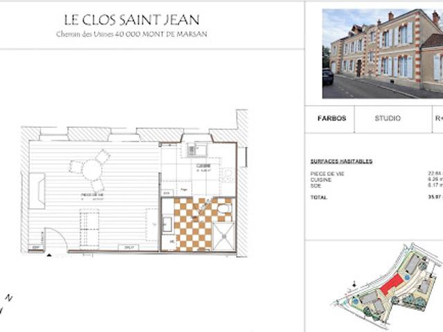 Appartement vente à Mont-de-Marsan, Saint-pierre-du-mont