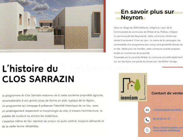 Appartement vente à Bourg-en-Bresse, Neyron