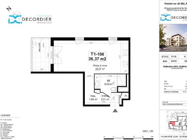 Appartement vente à Thonon-les-Bains, Thonon-les-bains