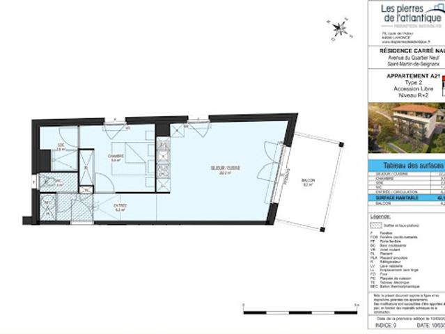 Appartement vente à Dax, Saint-martin-de-seignanx