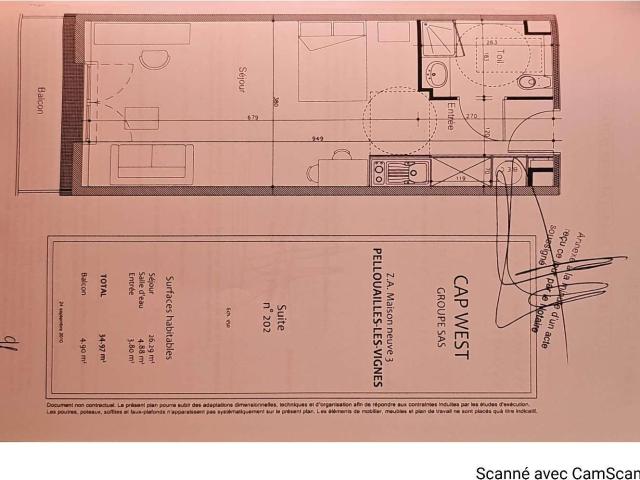 Appartement vente à Angers, Pellouailles-les-vignes