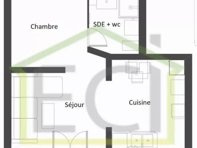 Appartement vente à Port aux Bois à Brûler, Rogny-les-Sept-Écluses