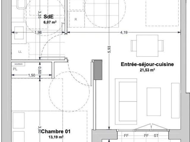 Appartement vente à La Genette, La Rochelle