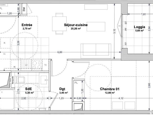 Appartement vente à La Genette, La Rochelle