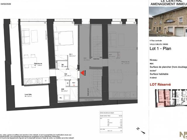 Appartement vente à La Tour-du-Pin, Vaulx-milieu