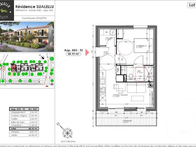 Appartement vente à Calvi, Oletta
