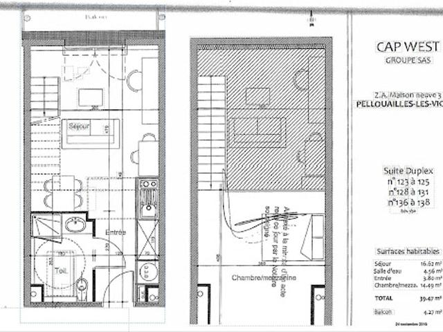 Appartement vente à Pellouailles-les-Vignes, Verrières-en-Anjou