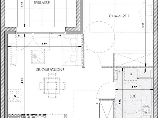 Appartement vente à Grasse, Châteauneuf-grasse