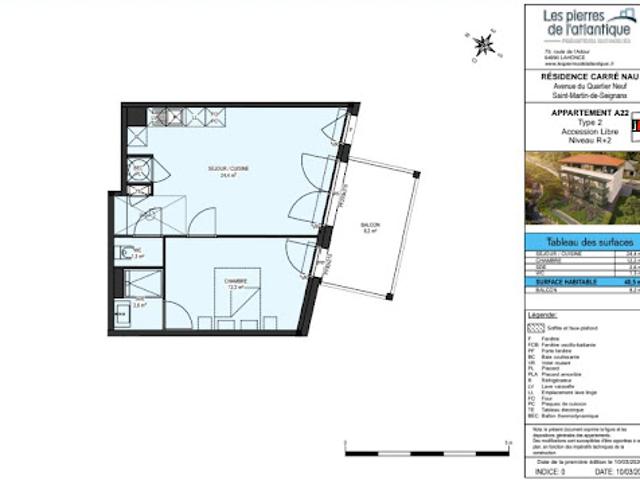 Appartement vente à Dax, Saint-martin-de-seignanx