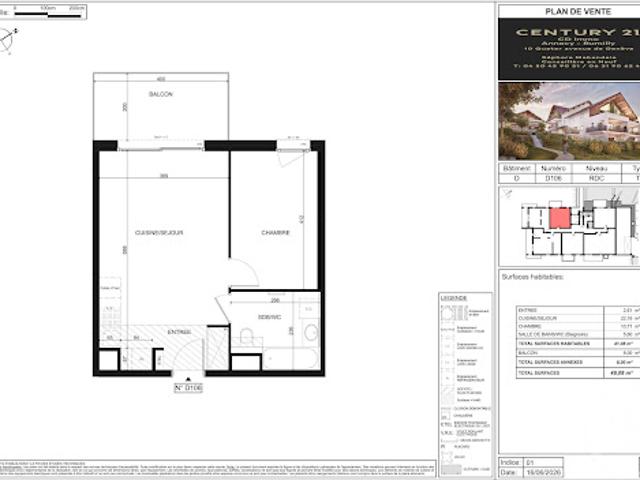 Appartement vente à Annecy, Poisy