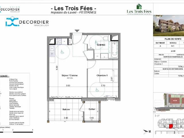 Appartement vente à Thonon-les-Bains, Féternes
