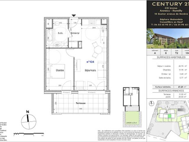Appartement vente à Annecy, Faverges