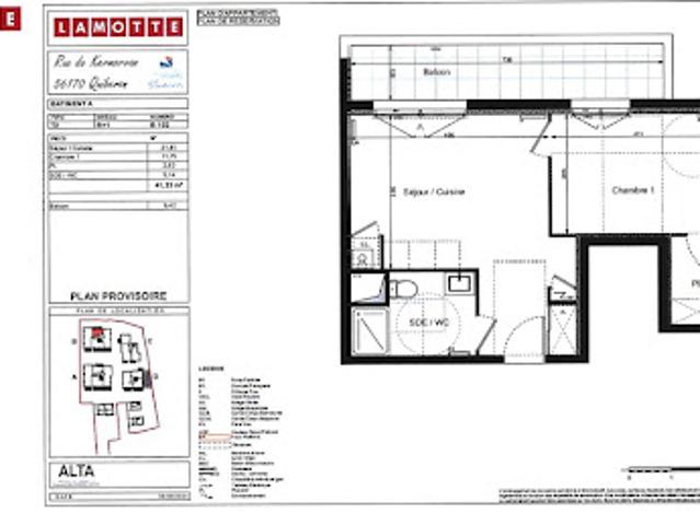 Appartement vente à Lorient, Bretagne
