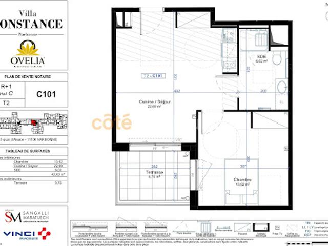 Appartement vente à Narbonne