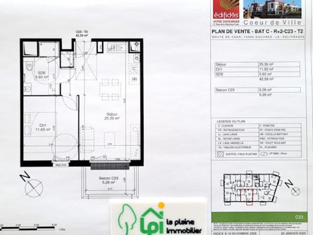 Appartement vente à Caen, Douvres-la-délivrande