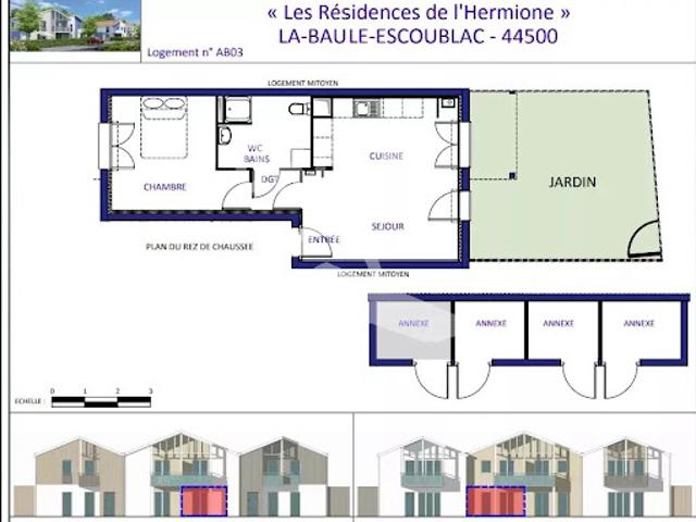 Appartement vente à Saint-Nazaire, La Baule-escoublac
