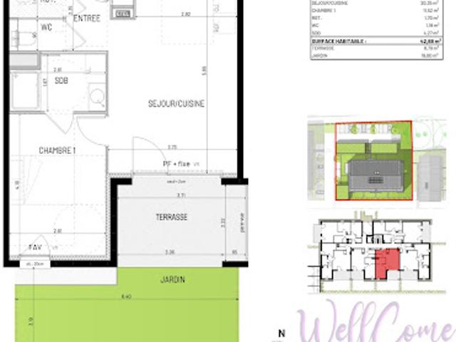 Appartement vente à Albens, Entrelacs