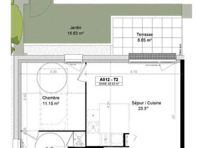 Appartement vente à Caen, Carpiquet