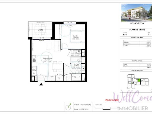 Appartement vente à Pré la Tienne, Challes-les-Eaux