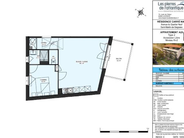 Appartement vente à Dax, Saint-martin-de-seignanx