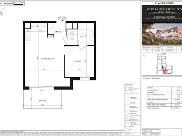 Appartement vente à Annecy, Poisy