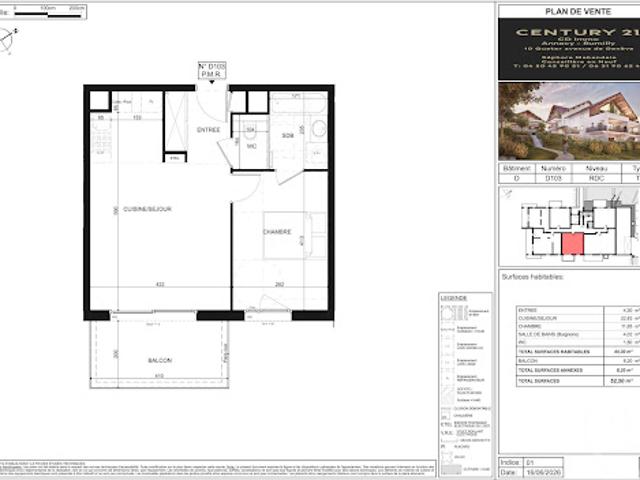 Appartement vente à Annecy, Poisy