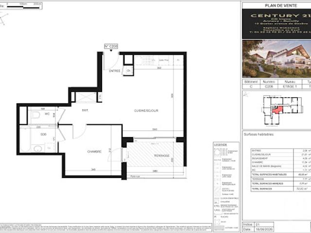 Appartement vente à Annecy, Poisy