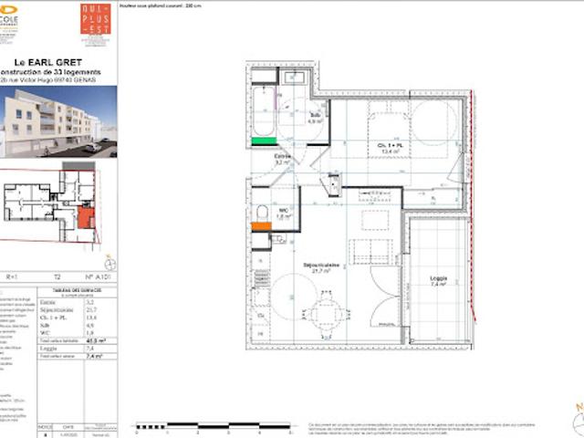Appartement vente à Le Bourg, Genas