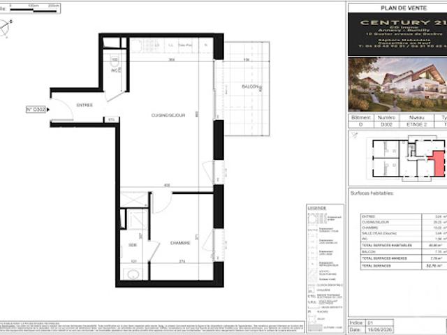 Appartement vente à Annecy, Poisy