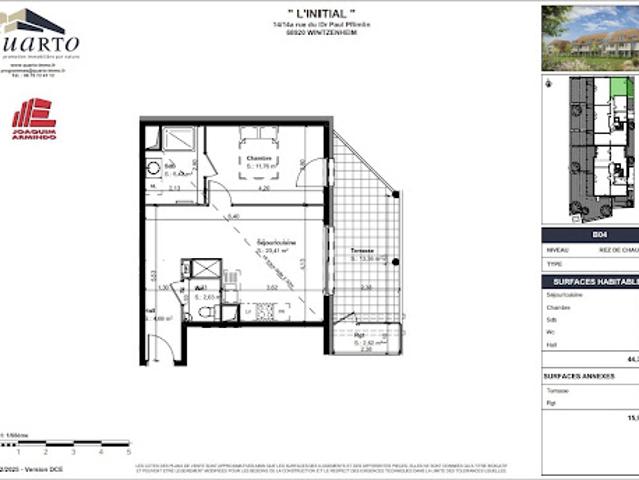 Appartement vente à Colmar-Ribeauvillé, Wintzenheim