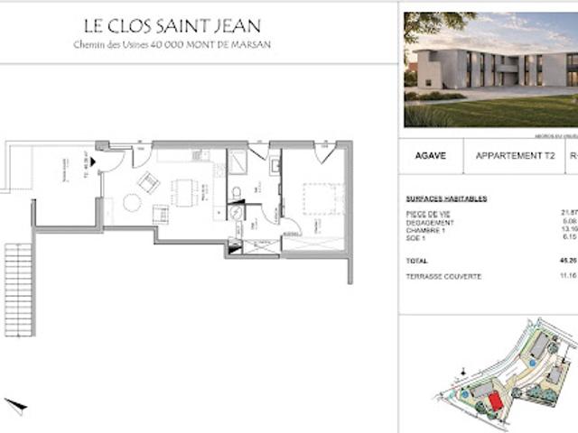 Appartement vente à Mont-de-Marsan, Saint-pierre-du-mont