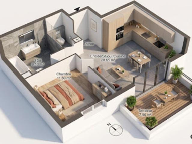 Appartement vente à Lodève, Saint-andré-de-sangonis