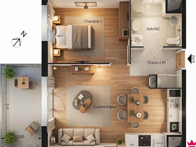 Appartement vente à Annecy, Saint-ferréol