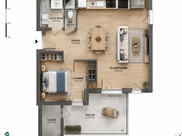 Appartement vente à La Roche-sur-Yon, Les Herbiers
