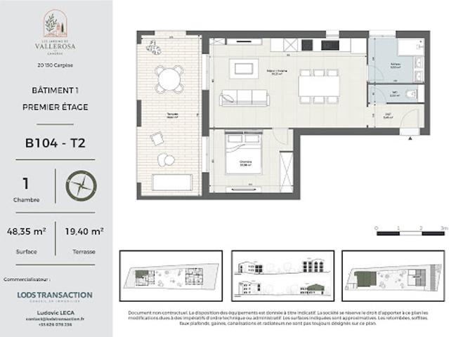 Appartement vente à Ajaccio, Cargèse