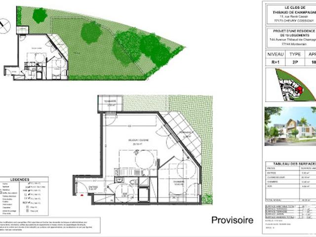 Appartement vente à Montévrain, Seine-et-Marne