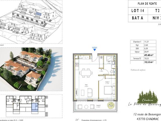 Appartement vente à Le Puy-en-Velay, Chadrac