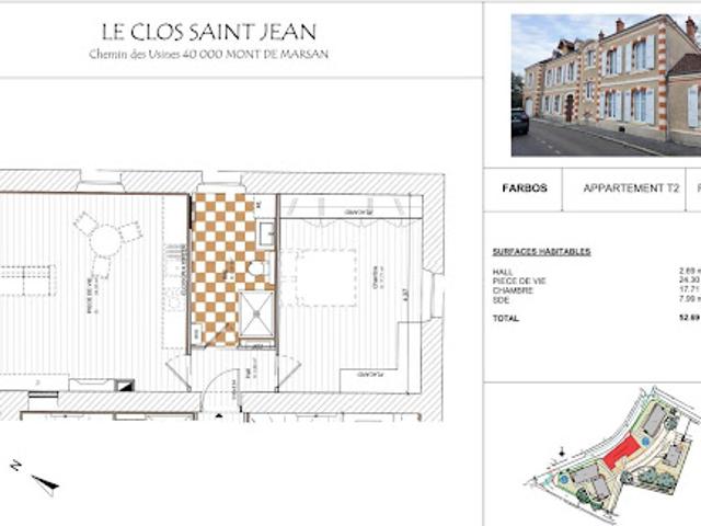 Appartement vente à Mont-de-Marsan, Saint-pierre-du-mont