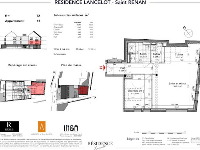 Appartement vente à Saint-Sébastien, Saint-Renan