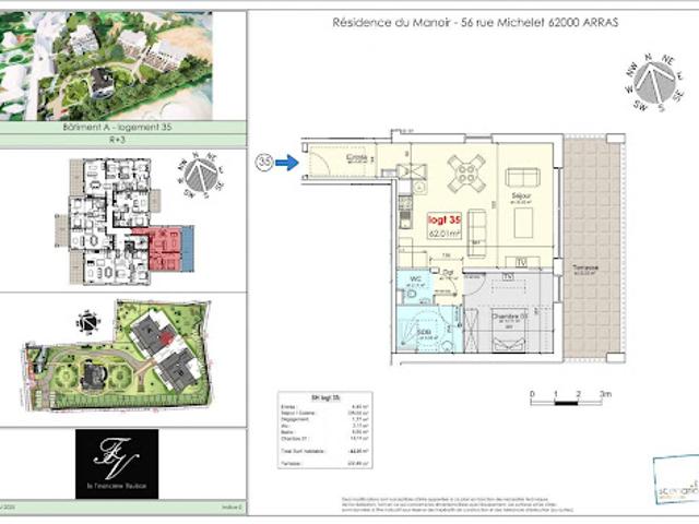 Appartement vente à Arras, Pas-de-Calais