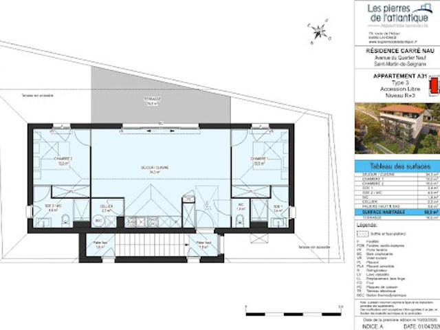 Appartement vente à Dax, Saint-martin-de-seignanx