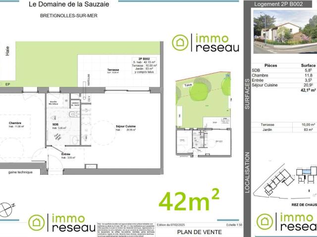 Appartement vente à Les Sables-d'Olonne, Bretignolles-sur-mer
