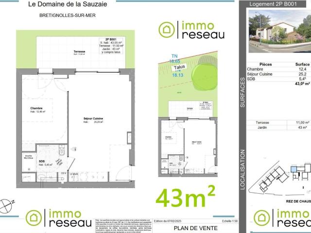 Appartement vente à Les Sables-d'Olonne, Bretignolles-sur-mer
