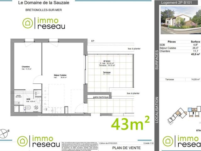 Appartement vente à Les Sables-d'Olonne, Bretignolles-sur-mer