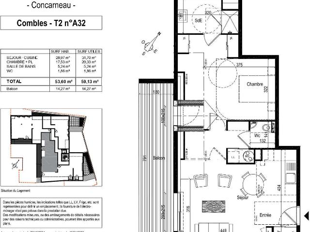 Appartement vente à Quimper, Bretagne
