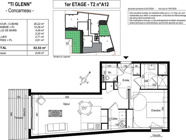 Appartement vente à Quimper, Bretagne